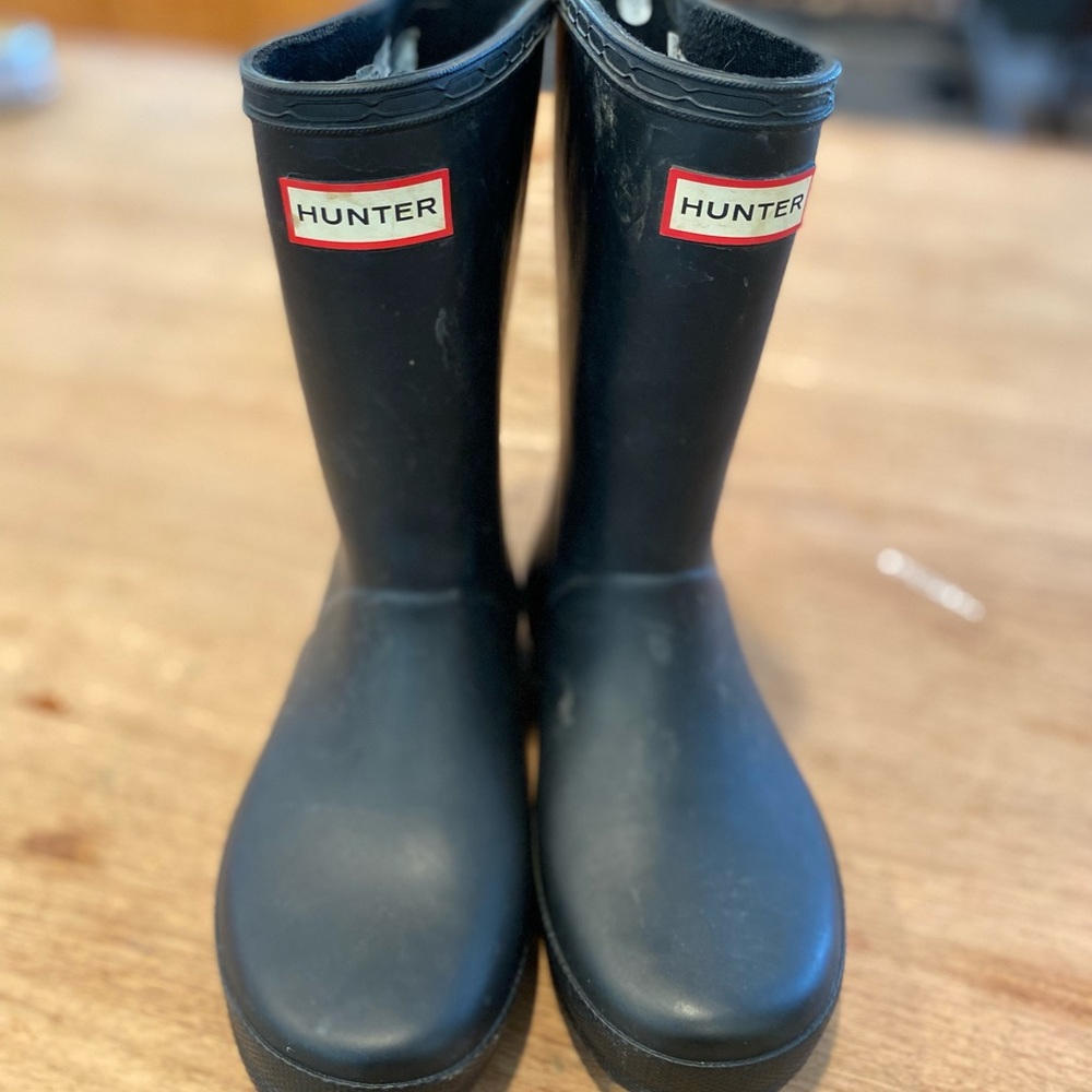 Hunter boots toddler 12